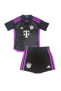 Bayern Munich Babyklær Borte Fotballdrakt til barn 2023-24 Korte ermer (+ Korte bukser)